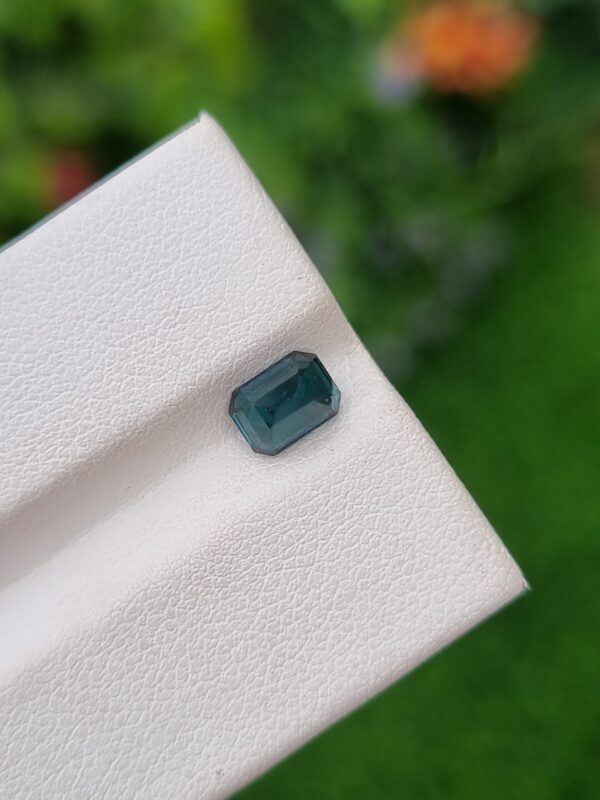 Blue Tourmaline Stone Eye Clean Loose Faceted From Afghanistan | 0.99 ct - Image 4