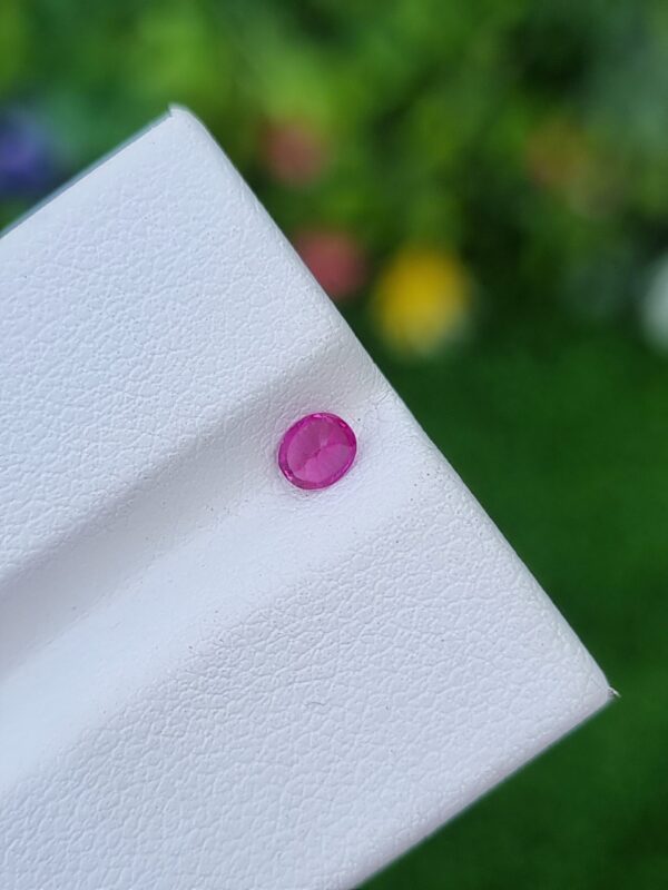 Ruby Stone Natural Transparent Oval Shape Untreated From Afghanistan | 0.24 ct - Image 4