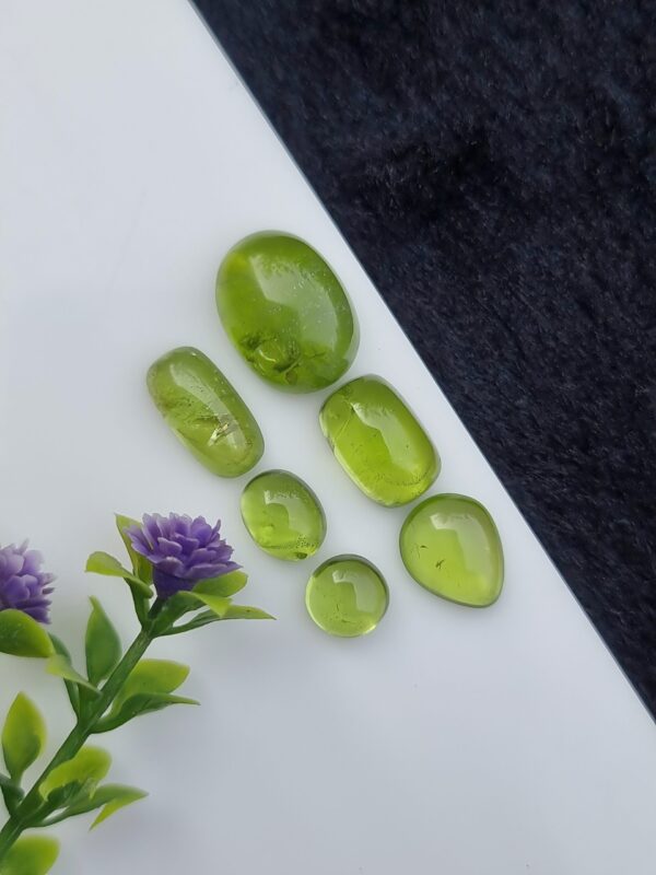 Peridot Cabochons Lot From Pakistan | 26.63 ct - Image 3