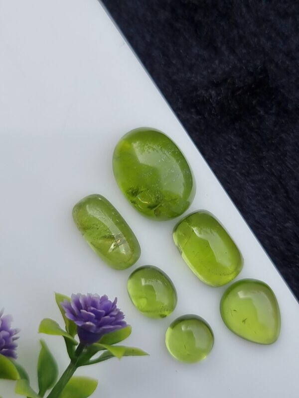 Peridot Cabochons Lot From Pakistan | 26.63 ct - Image 4