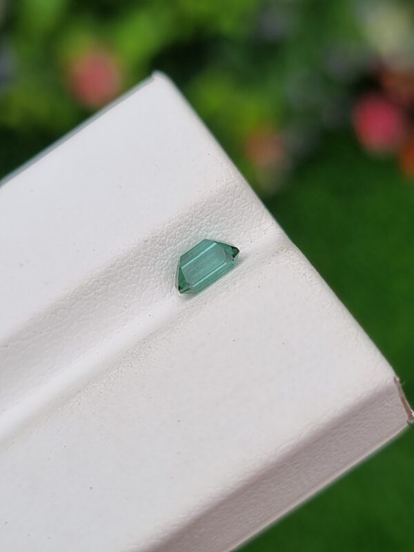 Tourmaline Sone Bluish Green Loupe Clean From Afghanistan | 0.44 ct - Image 3