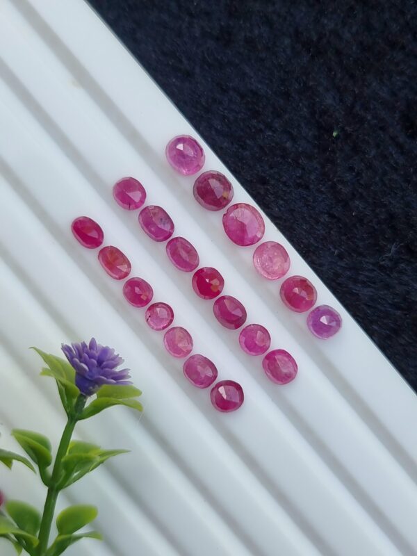 Ruby Stone Lot Natural Untreated Loose Faceted From Afghanistan | 11.01 ct - Image 6