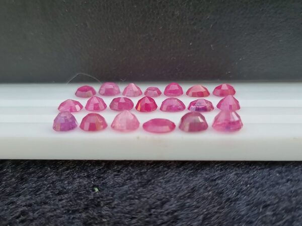 Ruby Stone Lot Natural Untreated Loose Faceted From Afghanistan | 11.01 ct - Image 7