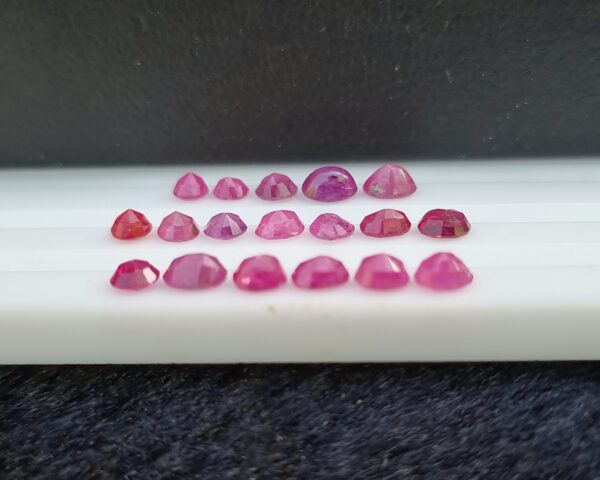 Ruby Stone Lot Natural Untreated Loose Faceted From Afghanistan | 5.36 ct - Image 8