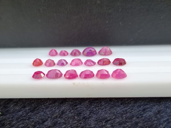 Ruby Stone Lot Natural Untreated Loose Faceted From Afghanistan | 5.36 ct - Image 9