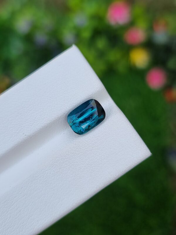Blue Indicolite Tourmaline Stone Loose Faceted From Afghanistan | 2.67 ct - Image 2