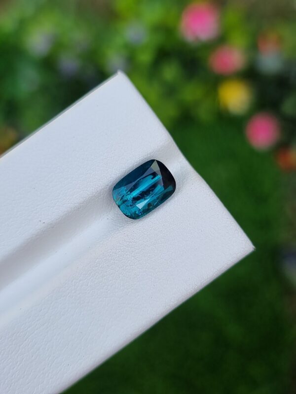Blue Indicolite Tourmaline Stone Loose Faceted From Afghanistan | 2.67 ct - Image 3