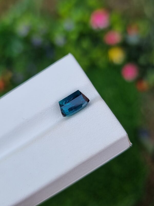 Blue Indicolite Tourmaline Stone Loose Faceted From Afghanistan | 2.67 ct - Image 4