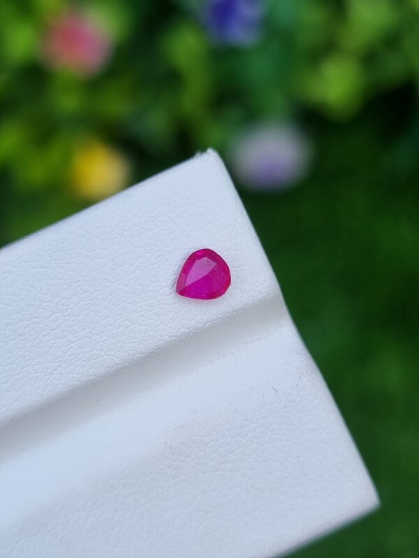 Ruby Stone Natural Transparent Pear Shape Untreated From Afghanistan | 0.39 ct - Image 4