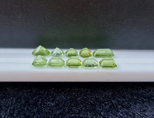 Peridot Stone Lot  Faceted Loose From Pakistan | 8.72 ct - Image 8