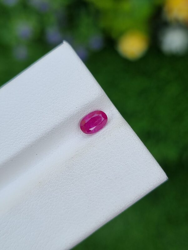 Ruby Stone Natural Unheated Untreated Oval Shape From Afghanistan | 0.60 ct - Image 2
