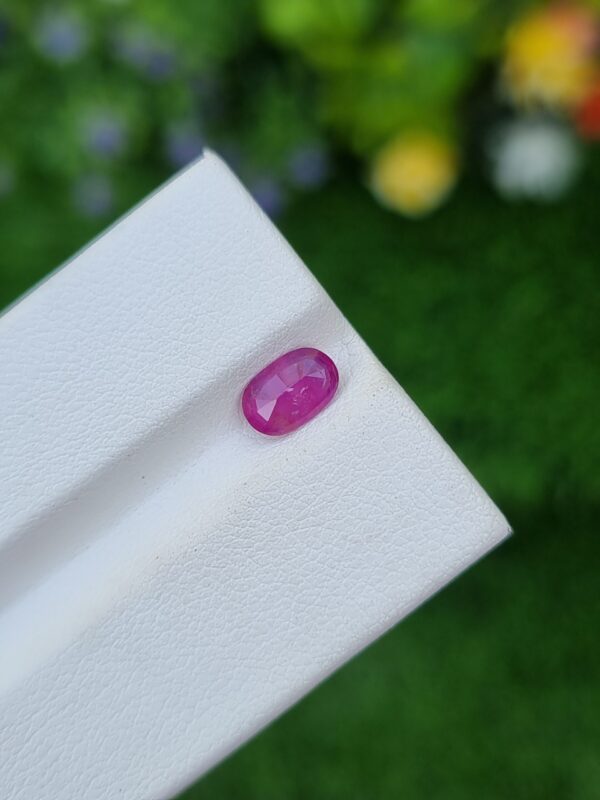 Pink Sapphire Stone Loose Oval Faceted From Afghanistan | 0.84 ct - Image 4