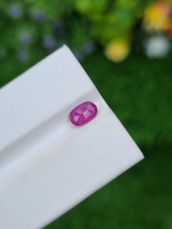 Pink Sapphire Stone Loose Oval Faceted From Afghanistan | 0.84 ct - Image 5