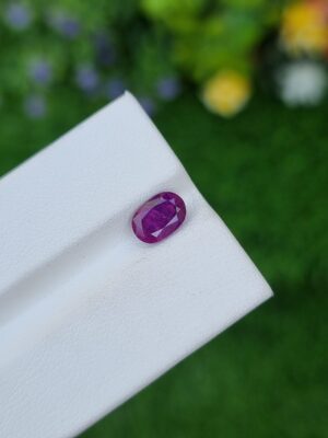 Sapphire Stone Pinkish Purple Loose Oval Faceted From Afghanistan | 1.60 ct