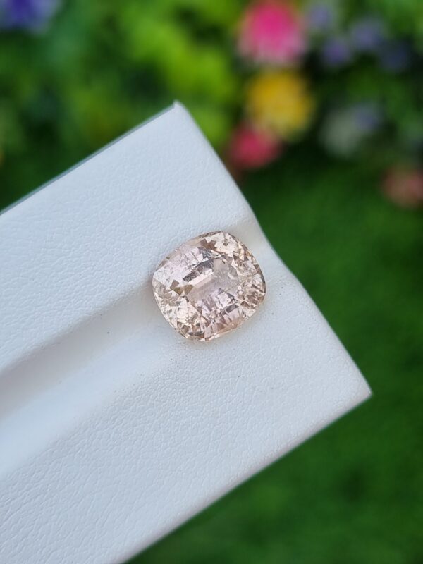 Imperial Topaz Stone Orange Color From Katlang Pakistan 4.86 ct
