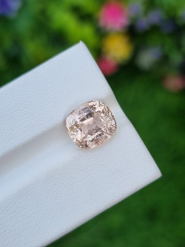 Imperial Topaz Stone Orange Color From Katlang Pakistan 4.86 ct - Image 2