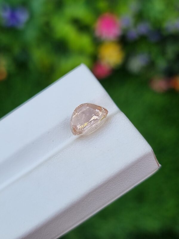 Imperial Topaz Stone Orange Color From Katlang Pakistan 4.86 ct - Image 3