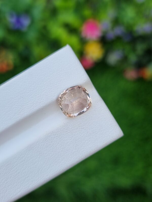 Imperial Topaz Stone Orange Color From Katlang Pakistan 4.86 ct - Image 4