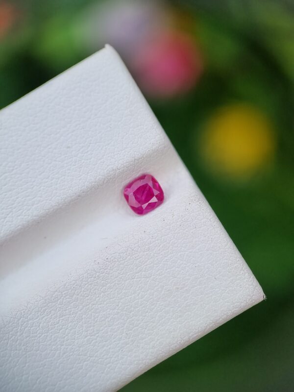 Ruby Stone Natural Unheated Untreated Cushion From Afghanistan | 0.48 ct - Image 3