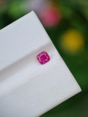 Ruby Stone Natural Unheated Untreated Cushion From Afghanistan | 0.48 ct