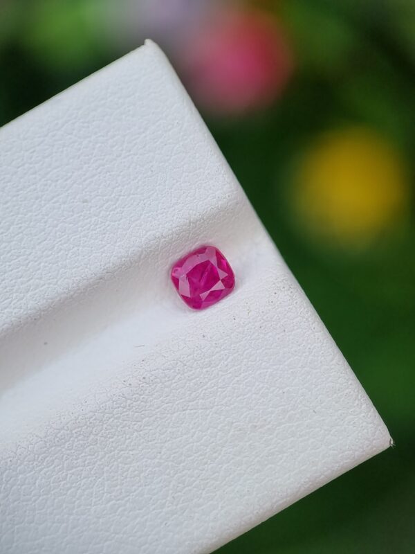 Ruby Stone Natural Unheated Untreated Cushion From Afghanistan | 0.48 ct - Image 2