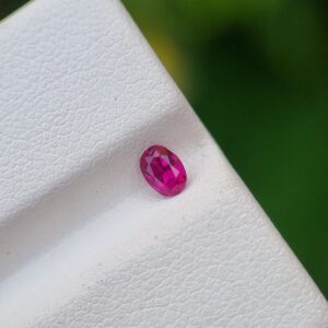 Ruby Stone Natural Unheated Untreated Loose Oval Shape From Afghanistan | 0.24 ct