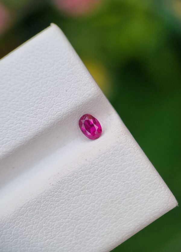 Ruby Stone Natural Unheated Untreated Loose Oval Shape From Afghanistan | 0.24 ct - Image 2