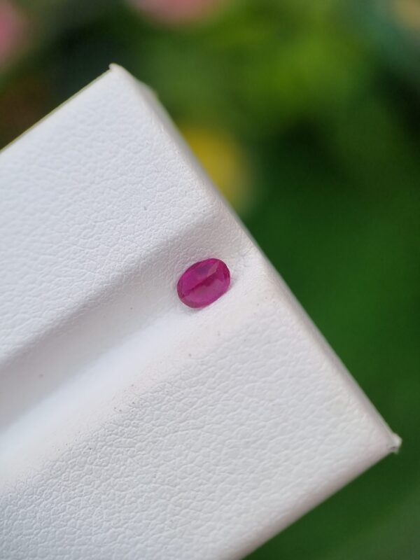 Ruby Stone Natural Unheated Untreated Loose Oval Shape From Afghanistan | 0.24 ct - Image 5