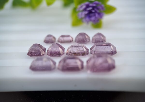 Spinel Stone Lot Pinkish Purple Loose Faceted From Badakhshan Afghanistan | 12.34 ct - Image 8