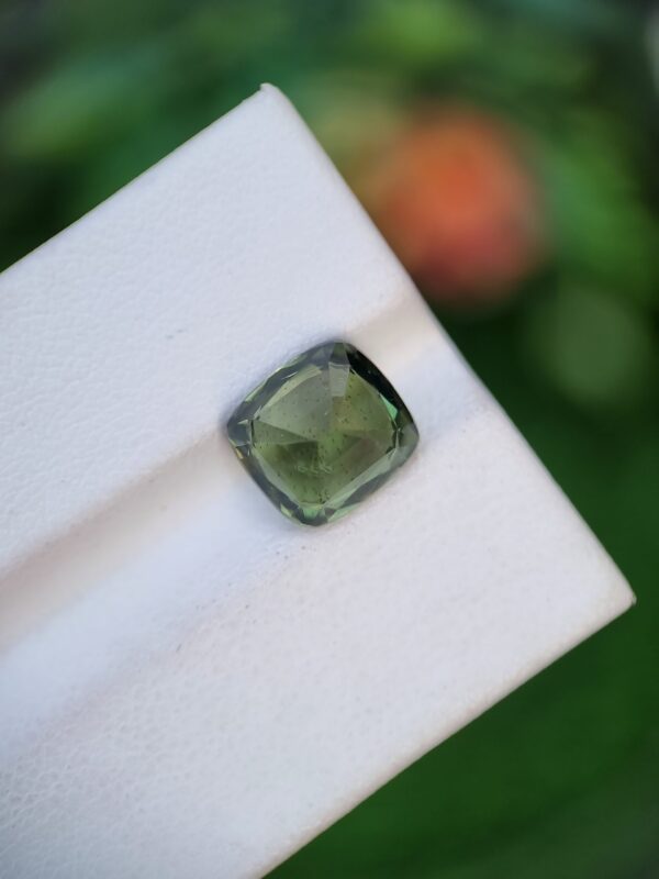 Apatite Stone Green Cushion Shape From Brazil 3.40 ct - Image 4