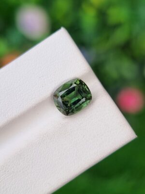 Apatite Stone Green Cushion Shape From Brazil 3.71 ct