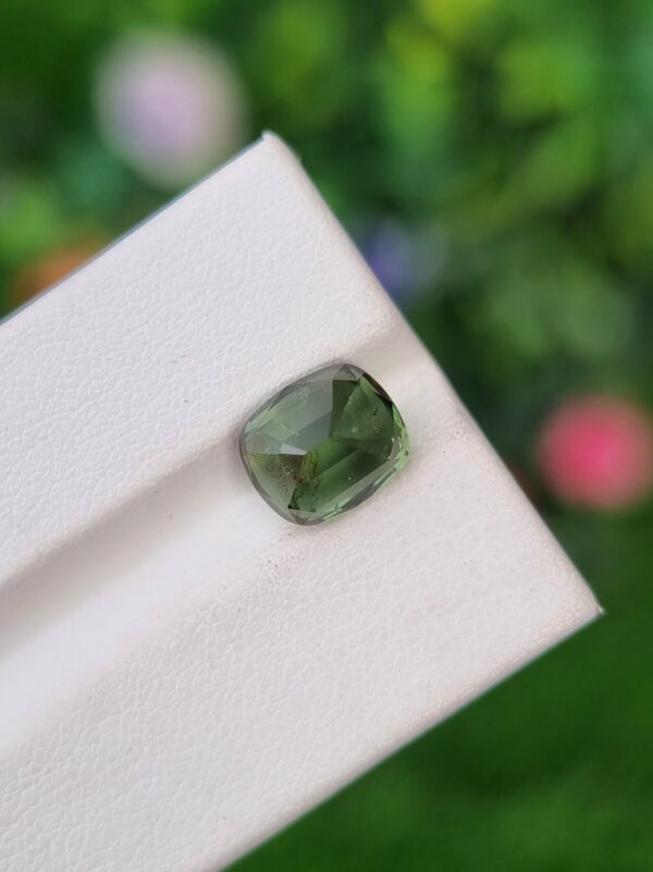 Apatite Stone Green Cushion Shape From Brazil 3.71 ct - Image 4