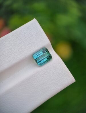 Tourmaline Stone Bicolor Blue & Green From Afghanistan | 2.25 ct
