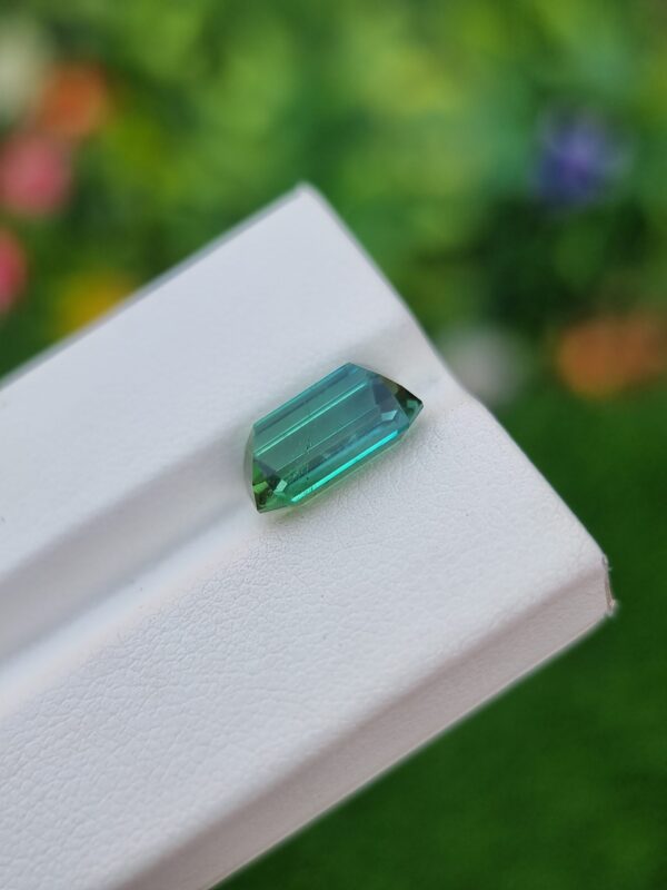 Tourmaline Stone Bicolor Green & Bluish Green From Afghanistan | 4.09 ct - Image 3