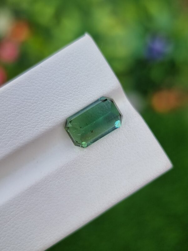 Tourmaline Stone Bicolor Green & Bluish Green From Afghanistan | 4.09 ct - Image 4