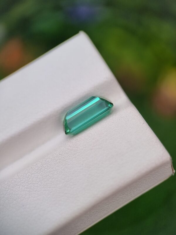 Tourmaline Stone Bluish Green Eye Clean From Afghanistan | 2.40 ct - Image 3