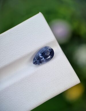 Spinel Stone Pear Shape Violetish Blue From Badakhshan Afghanistan | 2.12 ct