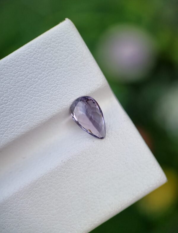Spinel Stone Bluish Violet Pear Shape From Badakhshan Afghanistan | 1.29 ct - Image 4