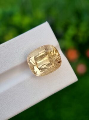 Imperial Topaz Stone Yellow Natural Untreated From Katlang | 18.46 ct