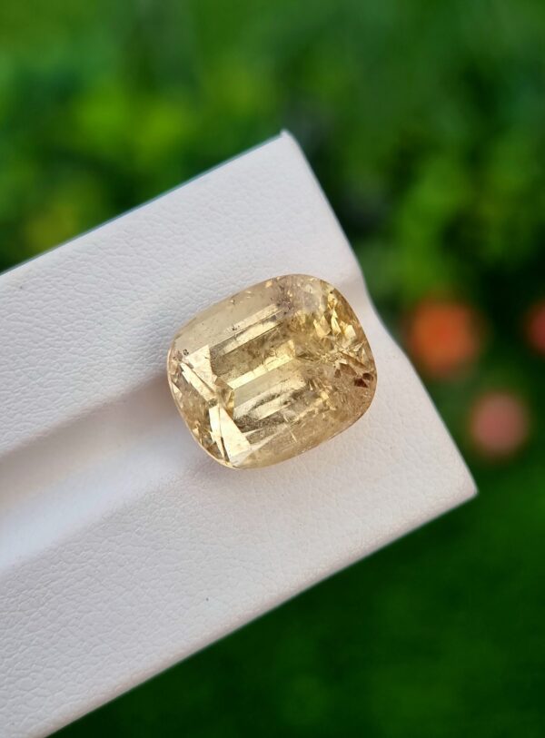 Imperial Topaz Stone Yellow Natural Untreated From Katlang | 18.46 ct