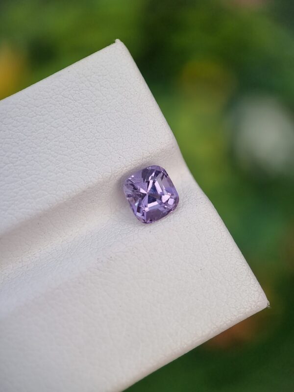Vibrant Lavender Spinel Cushion Cut Gemstone (Natural, Untreated) - Badakhshan, Afghanistan | 1.16 ct - Image 2