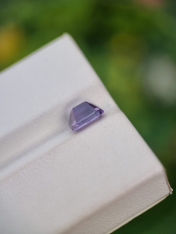 Spinel Stone Emerald Cut Bluish Violet From Afghanistan | 1.08 ct - Image 3