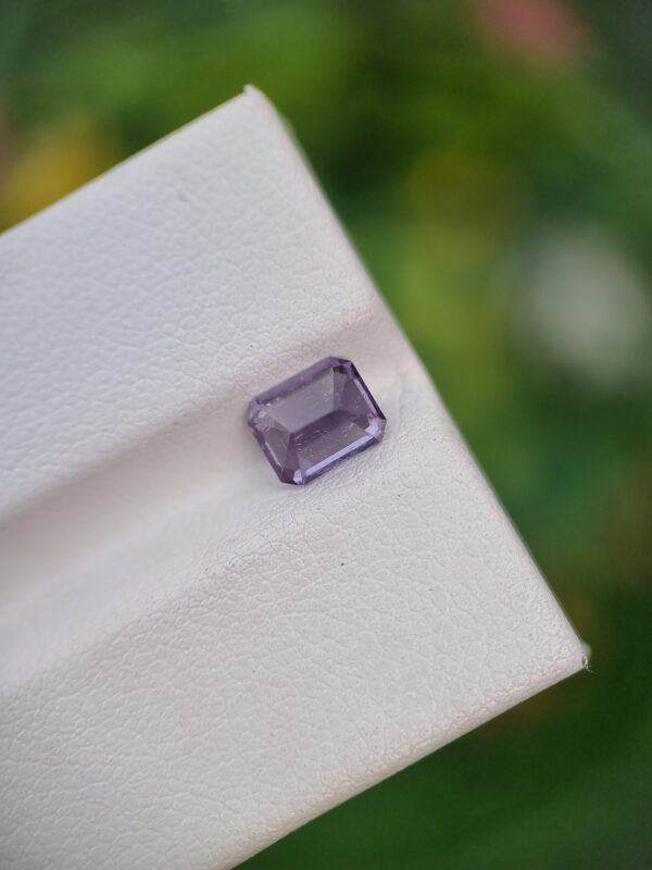 Spinel Stone Emerald Cut Bluish Violet From Afghanistan | 1.08 ct - Image 4