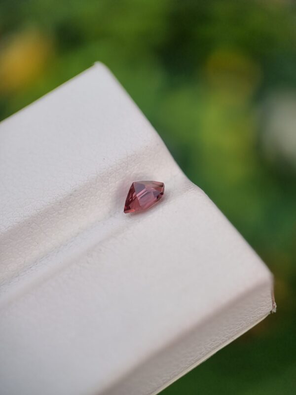 Spinel Stone Hexagonal Loupe Clean Orangish Red From Afghanistan | 0.60 ct - Image 3