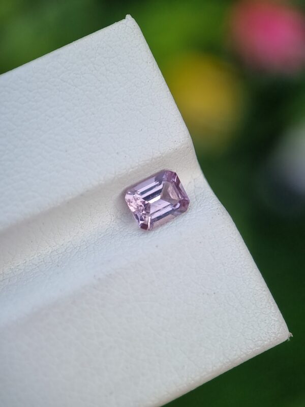 Spinel Stone Pinkish Purple Emerald Cut From Afghanistan | 0.70 ct - Image 2