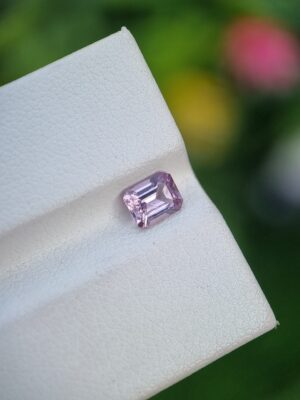 Spinel Stone Pinkish Purple Emerald Cut From Afghanistan | 0.70 ct