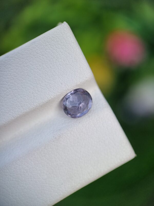 Spinel Stone Natural Oval Shape Violetish Blue From Afghanistan | 1.20 ct - Image 4
