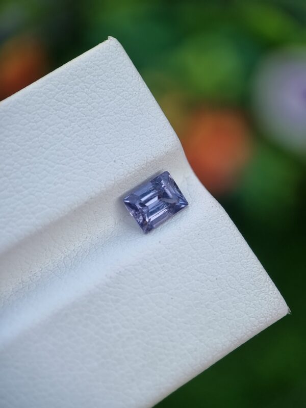 Spinel Stone Natural Rectangular Shape Bluish Violet From Afghanistan | 0.82 ct