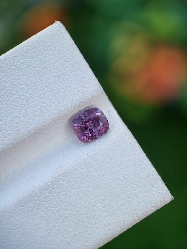 Spinel Stone Natural Cushion Shape Purple From Afghanistan | 0.86 ct - Image 3