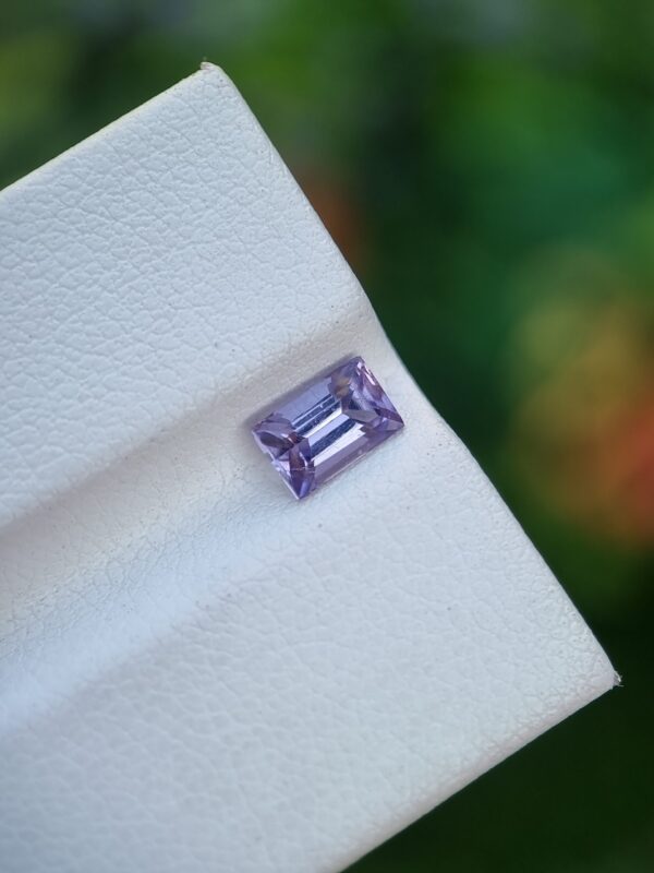 Spinel Stone Natural Rectangular Shape Violet Lavender From Afghanistan | 0.78 ct